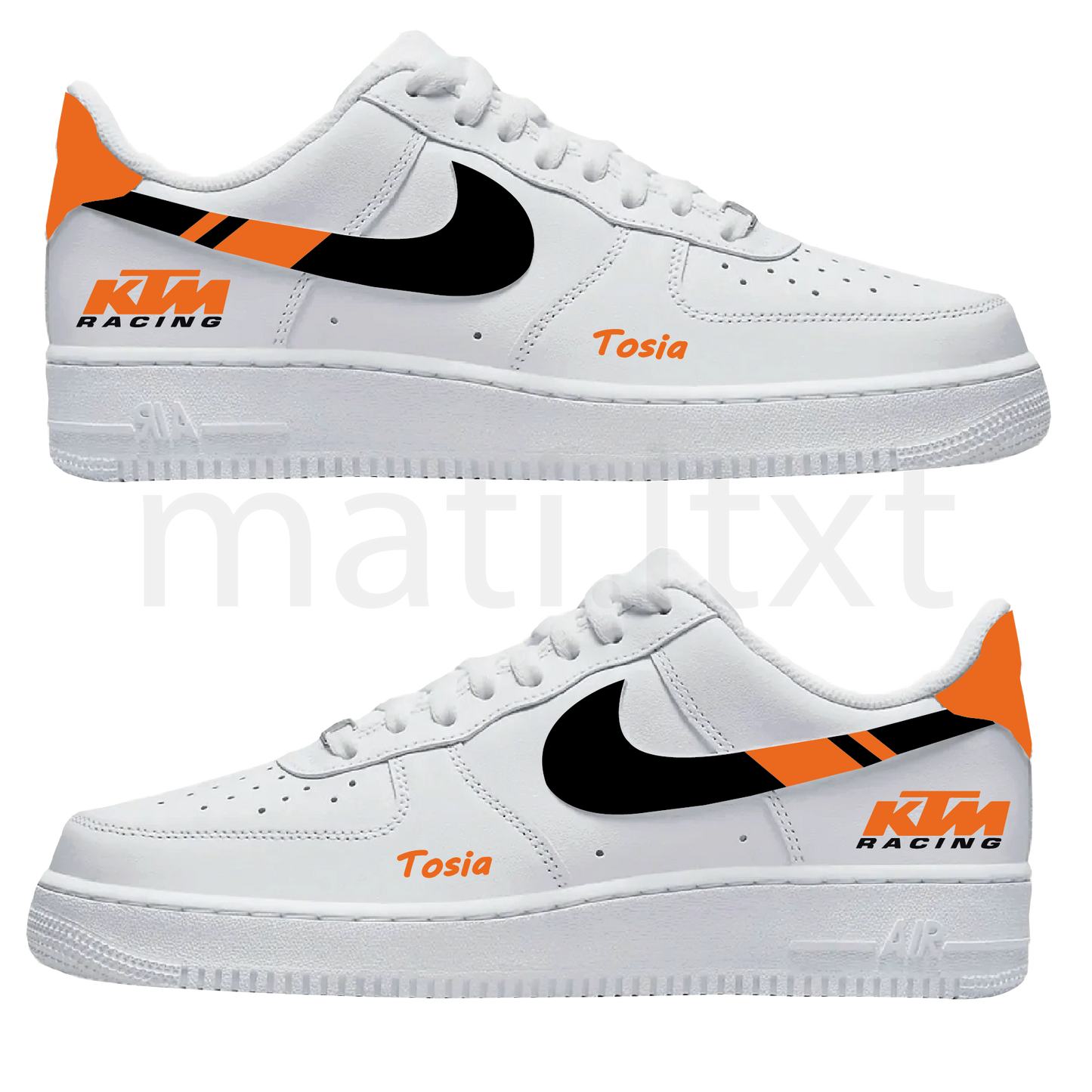 Nike AF-1 Custom Design KTM