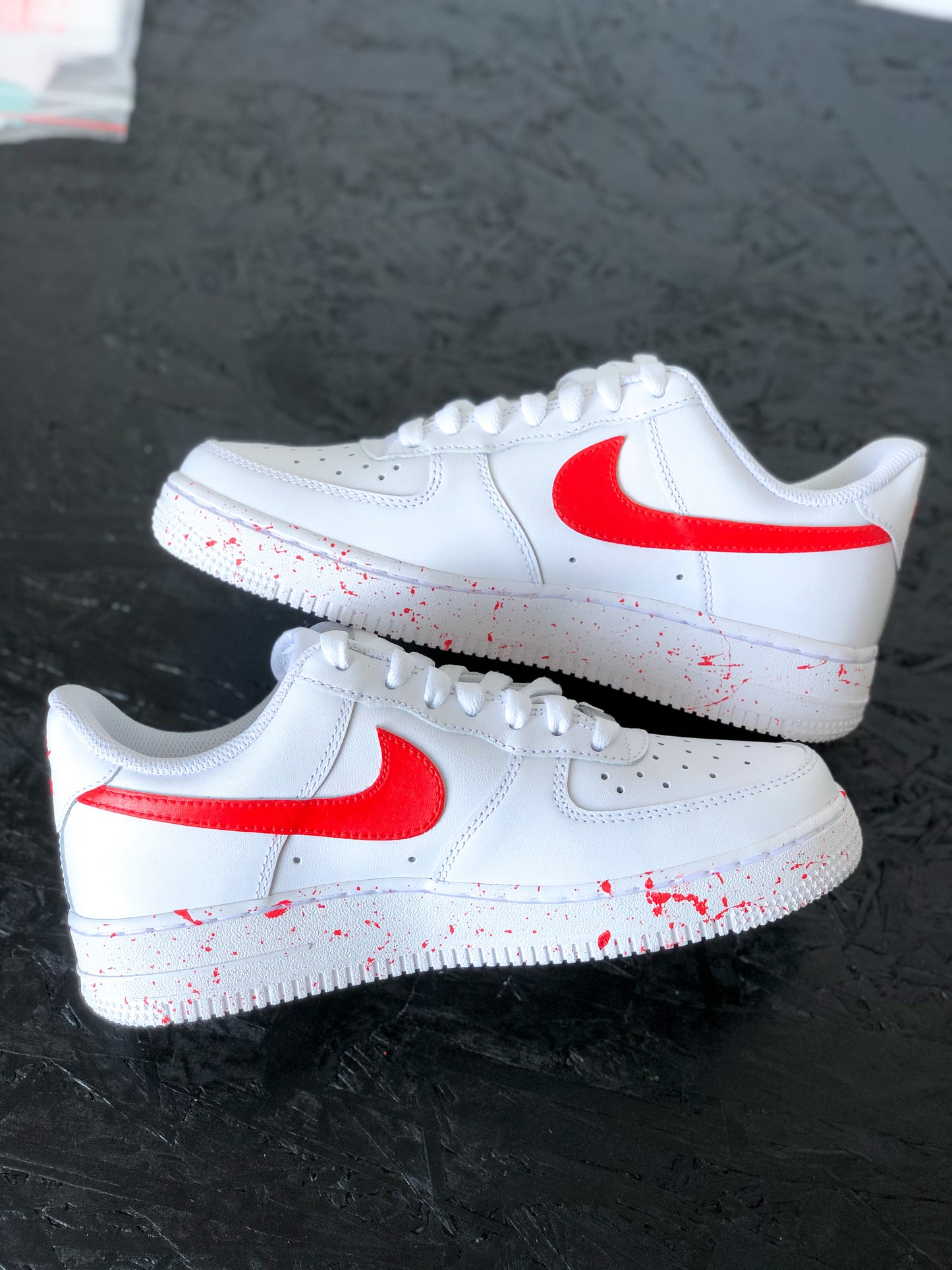 Nike AF-1 Red Fade Swoosh